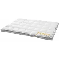 HANSKRUCHEN GmbH HANSKRUCHEN Premium de Luxe couette en duvet 240x220 cm extra légère 90% duvet lavable pour personnes allergiques respirante à caissons blanche
