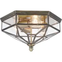 Maytoni Plafonnier Verre Abat-jour Cuivre Monture 3flg ZEIL IP43 60W E27