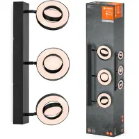 Ledvance DECOR SPOT SATURN, 29W, 690lm, noir, luminaire spot, têtes réglables, applications multiples, spot intérieur, réglage de la température de couleur sur 3 niveaux, boîtier de haute qualité