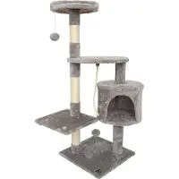 SPOCADO "Athletic" Arbre à chat pour chat 112 x 40 x 40 cm gris