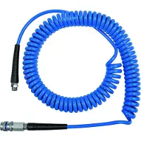 RIEGLER Kit de tuyaux spiralés Ø intérieur 8 mm Ø extérieur 12 mm Longueur 6 m Raccord en acier DN 7,8