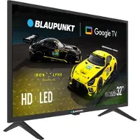 Blaupunkt 32WGC5520S 81cm (32") Google TV, LED, HD Ready, 50 / 60 Hz, DVB-T2/C, 2×HDMI, 2×USB, LAN, WiFi, Bluetooth,vocale, VESA 200×200, Dolby Audio(32WGC5520S)