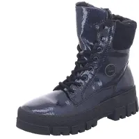 Rieker - Bootie warm - blau Lack