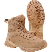 Brandit Bottines à lacets beige clair