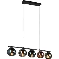 RL LIVE YOUR LIGHT SHELDON 5xE14 10W RL lampe suspendue sphère en verre coloré