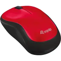 Equip 245113 Optische Maus kabellos rot mini