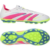 Adidas Homme Predator League Celestial Victory Pack AG Crampons de football terrain artificiel Cloud White/Lucid Pink/Lucid Lemon