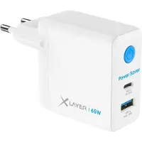 XLayer 219703 65W Power Saver USB Typ C mit Strom-Stopp-Funktion white