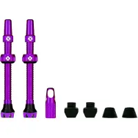 Muc Off Tubeless Presta Valves 2 Units Bleu 60 mm