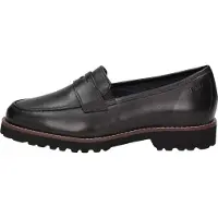 Sioux Meredith-709-H : Chaussures pour femmes, chaussures basses, mocassins, couleur noire, style décontracté