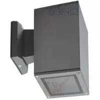Kanlux S.A. Kanlux Applique extérieure LART E27 aluminium anthracite IP54 sans ampoule