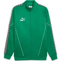 Puma Hommes, Vestes de survêtement, teamKING Veste Anthem (S), Vert, Blanc, S