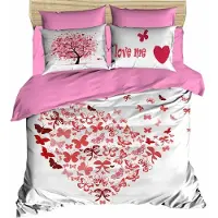 L'essentiel Maison , 187, parure de couette king size (FR), 100 % POLYESTER MICROSATIN, blanc, 240 x 220 cm