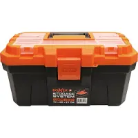 Boxer Boîte à outils 16" avec rangement dans le couvercle 41 x 23 x 20,5 cm