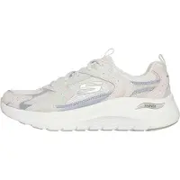 SKECHERS Sneakers 150332-NAT in Natural Leather/Mesh/Gray Trim color size 39