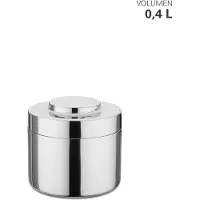 Weiss Boîte de conservation en acier inoxydable et en silicone, couleur argent, dimensions : 21 x 10,50 x 10,50 cm, capacité : 400 ml, référence : 16955