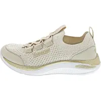 Kangaroos K-WN : Chaussures de sport pour femmes, modèle équilibré, chaussures de training, chaussures de ville, couleur beige