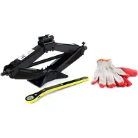 Amio Cric De Voiture Cric À Cliquet Trapézoïdal Clé À Cliquet 2T Rotative
