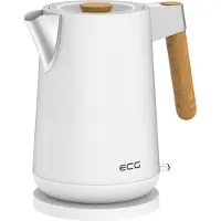 Ecg RK 1768 Strix Timber White | Bouilloire électrique | 1,7 litre | 2200 W | Blanc |