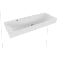 Kaldewei SILENIO lavabo mural blanc alpin