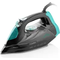 Eta TIARA II Fer à repasser à vapeur ETA326990000, 2 600 W , surface de repassage Eloxium Premium, vapeur verticale, spray, goutte à goutte, anticalcaire, autonettoyant, fonction arrêt automatique