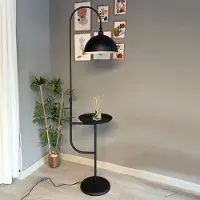 Bamyum Gorkiede Stehlampe Schwarz (E27)