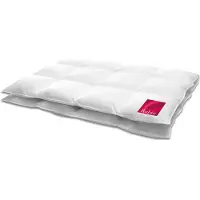 HANSKRUCHEN GmbH HANSKRUCHEN Rubin couette en duvet 155x220 cm chaleur moyenne 100% duvet lavable pour personnes allergiques couette toutes saisons respirante blanche