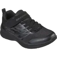 SKECHERS Microspec - Texlor Klittenband Laag - Zwart - Maat 32