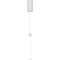 Maytoni Luminaire suspendu à LED, hauteur réglable, blanc mat