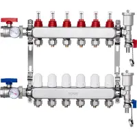 Vevor Collecteur de Chauffage Radiant 6 Branches