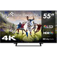 Smart -Tech 55QG06K TV 139,7 cm (55") 4K Ultra HD TV Wifi Noir 320 cd/m²