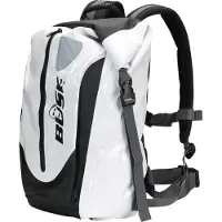 Büse Rolltop Backpack, imperméable, 30 litres - Blanc / Noir