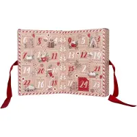 Home Deco Factory Calendrier Bougie Parfumée - - Ginger - 24 Bougies - Marron et Rouge