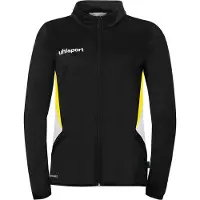 Uhlsport Veste Equipe 29 Classic pour femmes - noir/blanc/jaune citron, taille : XL