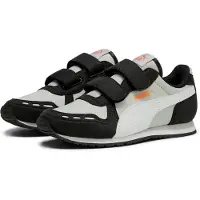 Puma Baskets 'Cabana Racer' gris fumé / mandarine / noir / blanc