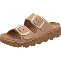 Rohde Foggia-D : Chaussures pour femmes, pantoufles, sandales, couleur marron, style décontracté