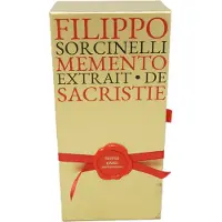 Filippo sorcinelli Memento Extrait De Sacristie Notre Dame Christmas Eve 100 ml