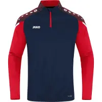 Jako Performance Ziptop Kinder marine/rot 140