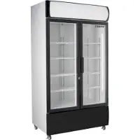 Saro Réfrigérateur à boissons avec panneau publicitaire - Modèle 2 portes GTK 580
