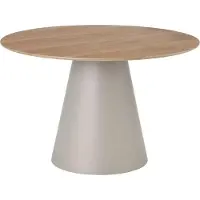 Feldmann-Wohnen Table de salle à manger, table de cuisine, couleur et dimensions au choix. Bois en chêne naturel / finition cachemire