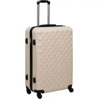 Syfax Valise rigide Doré ABS