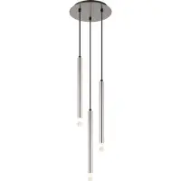 Globo Lighting Suspension design Ryan Nickel 3 lumières