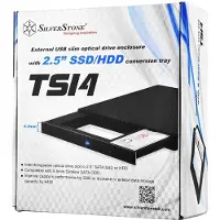 Silverstone SST-TS14B Boîtier externe en aluminium pour disque dur 9,5 mm