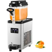 Vevor Machine à Granité 6 L Machine de Glace Fondue Machine à Granita Réfrigération Efficace pour Rationaliser et Booster Service de Boissons Glacées pour Boissons Frappées Restaurants Cafés Bars