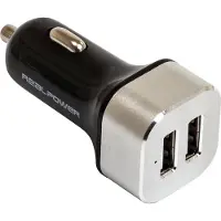 RealPower 176635 chargeur universel pour appareils mobiles Noir, Argent AC Auto