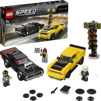 LEGO Speed Champions 75893 2018 Dodge Challenger SRT Demon und 1970 Dodge Charger R/T Bausatz