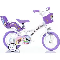 Dino Bikes Vélo enfant UNICORN ACADEMY 12" avec accessoires