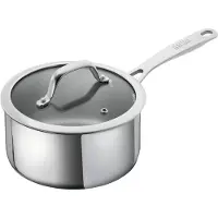 Kuhn Rikon ALLROUND Casserole à long manche, Poêle + casserole, Transparent, Argent