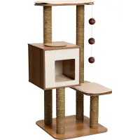 Vesper Catit Vesper High Base Arbre à chat brun brun One Size