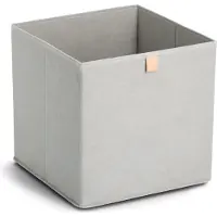 Zeller Boîte de rangement STORAGE, 32 × 32 × 32 cm, gris